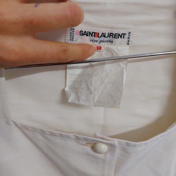 Vintage 80's Yves Saint Laurent Rive Gauche Blouse - Picture 5 of 5